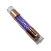 Nailart Stempel - Rosegold mit Lila Steinen